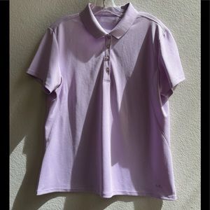 MAGGIE LANE WOMEN'S PURPLE SHORT SLEEVE GOLF POLO SHIRT SIZE XL PREOWNED